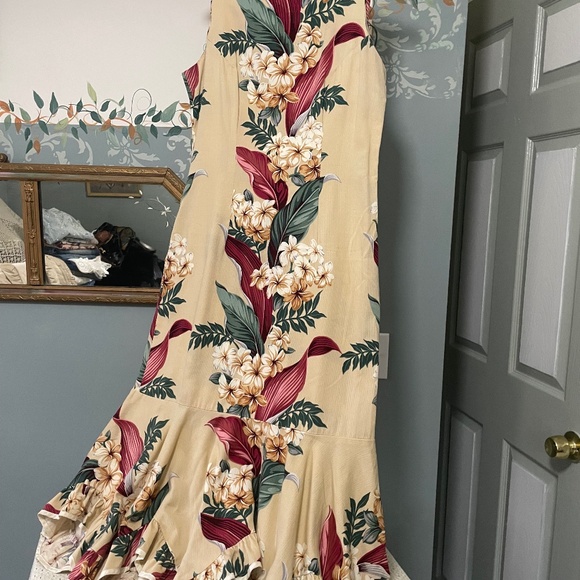 Retro Hawaiian dress size 12 - Picture 1 of 6